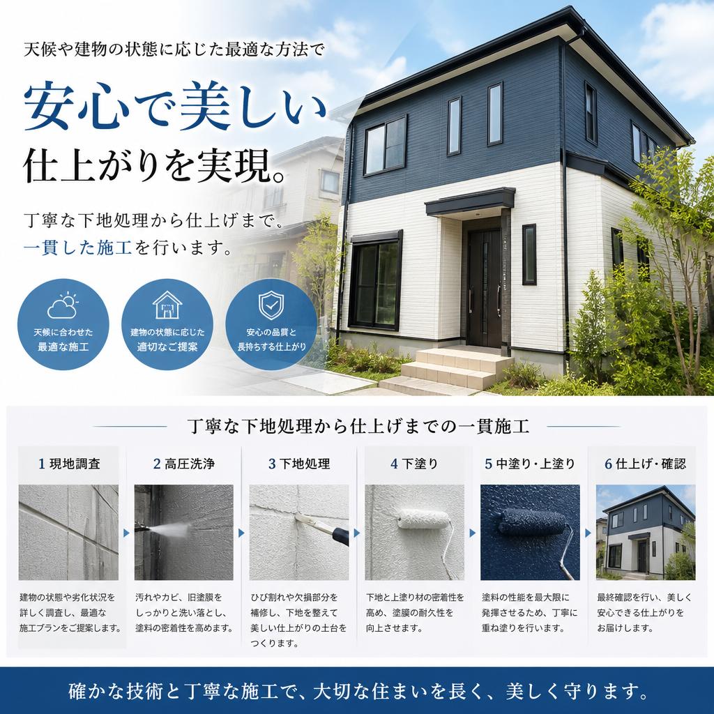 こだわりの施工技術